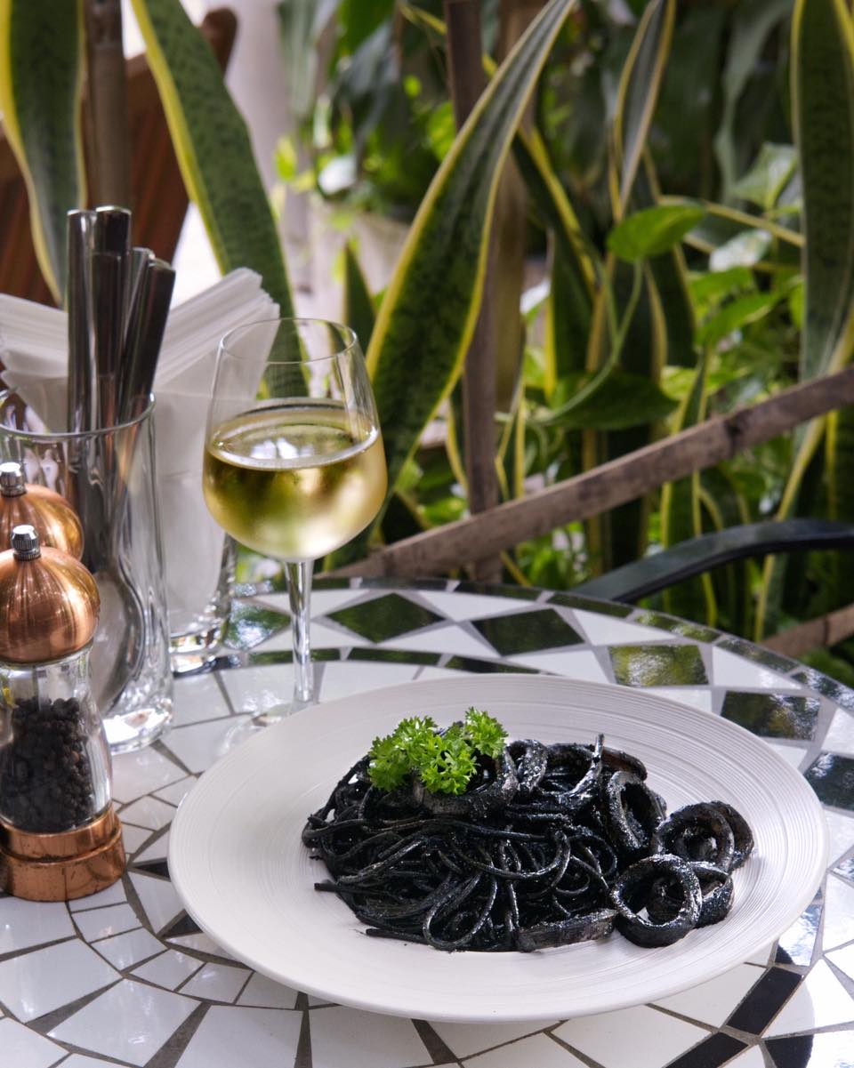 Spaghetti Black Ink at Bellini